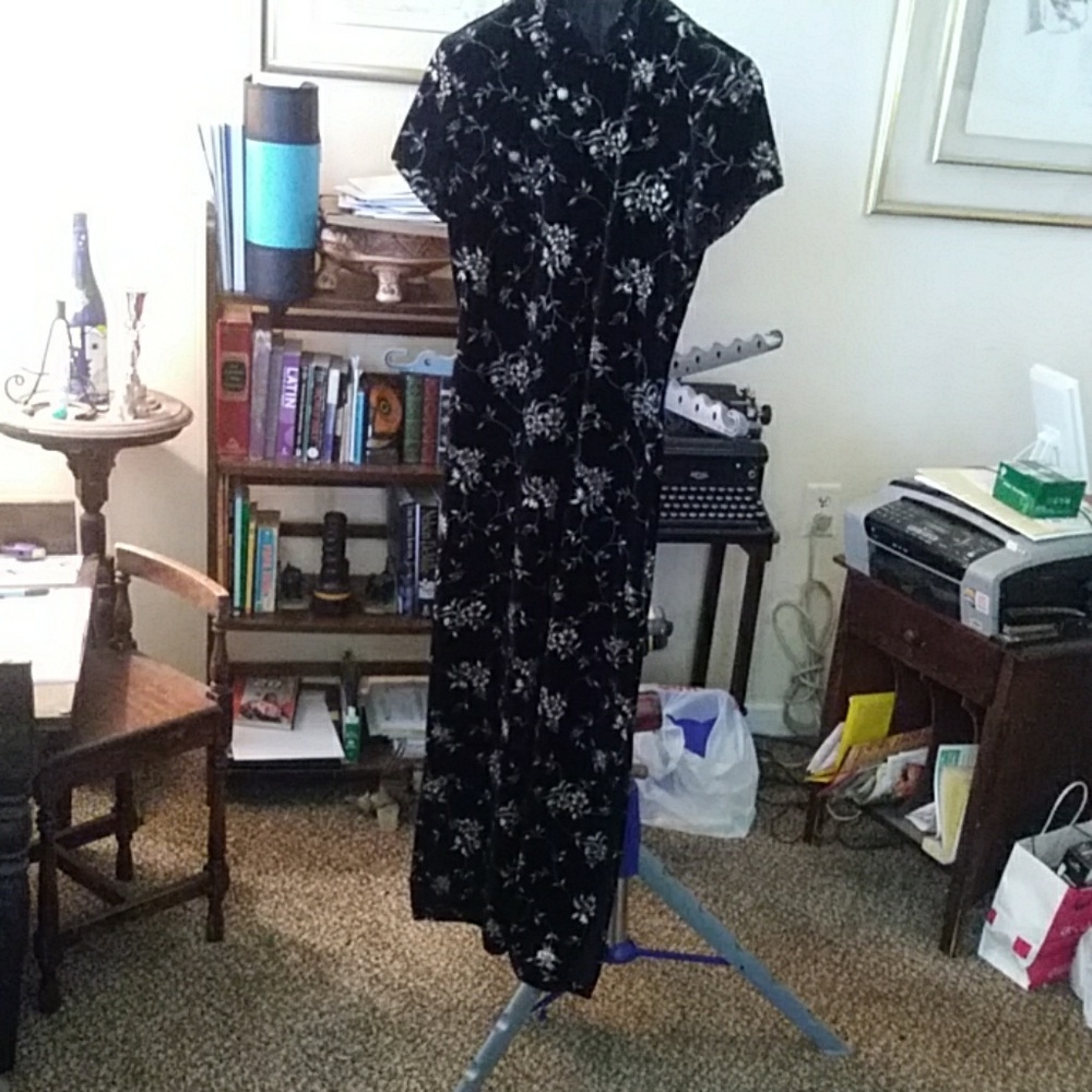 SHERI MARTIN ASIAN STYLE DRESS, SIZE 12